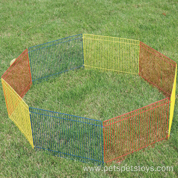 Foldable outdoor pet interactive pet game fence